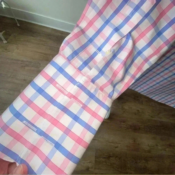Paul Fredrick Dress Shirt Size 15 1/2 - 35 NWOT Cuff Link Sleeves Very Preppy - Picture 10 of 12